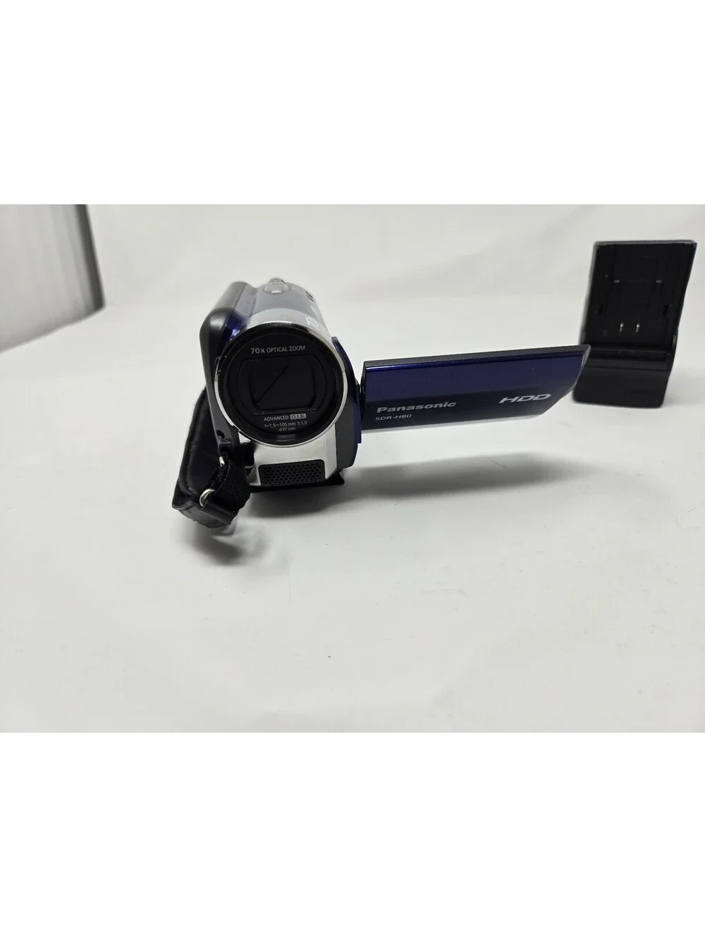 Panasonic SDR-H80 Blue Digital Camcorder | 60GB HDD, 70x Optical Zoom, Tested